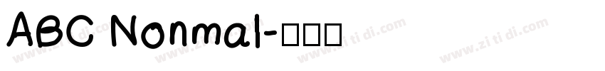 ABC Nonmal字体转换